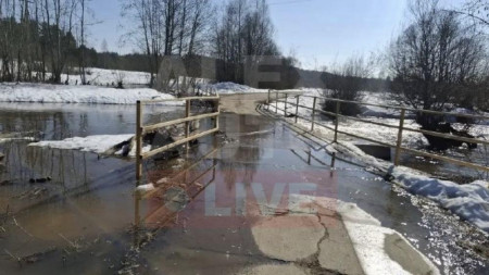 Паволок отрезал деревню Рождествено в Александровском районе от цивилизации