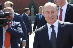 Владимир Путин посетил богослужение в Храме Христа Спасителя на Пасху