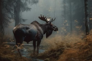 Во Владимирской области внедорожник сбил лося