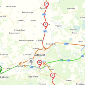 В трех районах Владимирской области из-за ремонта федеральных трасс ввели ограничения 