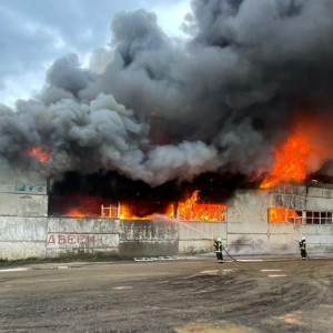 Мощные пожары произошли на двух предприятиях Владимирской области