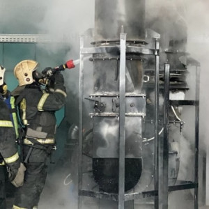 В Коврове пожар охватил производство