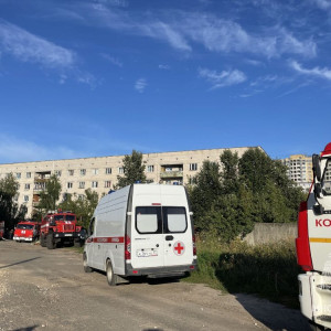 В Коврове людей спасали из окон горящего общежития