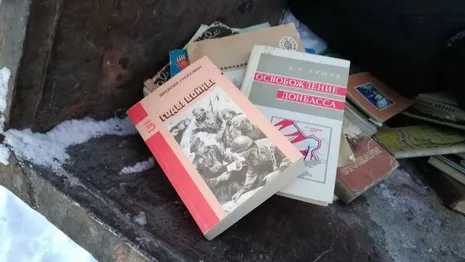 В Юрьев-Польском в мусорку выбросили патриотические книги