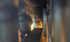 В Коврове при пожаре в первый день Нового года пострадали 2 человека