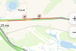 Во владимирском микрорайоне Энергетик авария затормозила движение