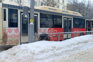 Во Владимире на остановке столкнулись два автобуса №28