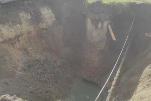 В Муроме произошла авария на канализационном коллекторе