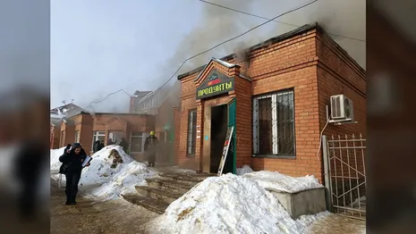 Во Владимирской области сгорело кафе