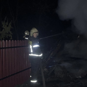 На пожаре в селе под Собинкой пострадал один человек