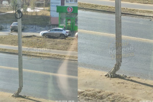 Жители Коврова испугались за разрушающийся электрический столб