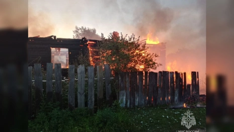 Во Владимирской области 47-летний мужчина сгорел заживо в доме