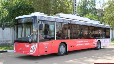 Во Владимире на маршруты вышли 4 белорусских троллейбуса