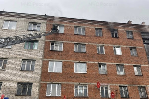 Во Владимирской области пожарные спасли 2 человек в горящей многоэтажке