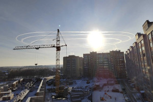 Президентский самолет оставил загадочные круги в небе над Владимирской областью