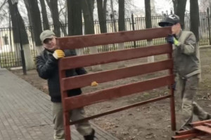 Во Владимире каток в сквере имени Пушкина начали готовить к открытию