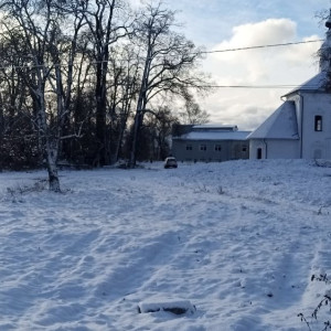 Юрьев-Польский за ночь завалило снегом