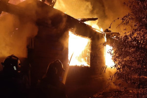 На смертельном пожаре под Александровом спаслись две женщины