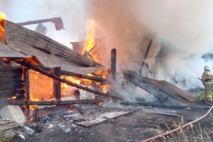 Во Владимирской области на пожаре в частном доме погиб человек