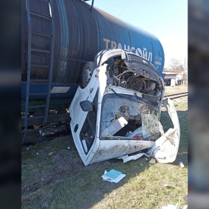 Во Владимирской области водитель смятой поездом ГАЗели чудом уцелел
