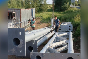 Началось строительство нового пункта весового контроля в Александровском районе 
