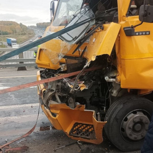 На Южной объездной под Владимиром столкнулись две фуры