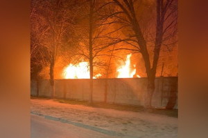 В Муроме очевидцы рассказали о пожаре в воинской части