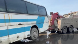 Во Владимире начали массово эвакуировать фуры и автобусы