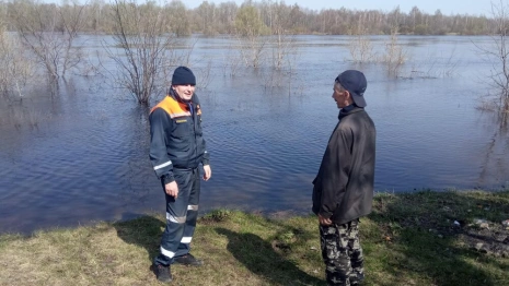 В Гороховце за сутки уровень воды в Клязьме вырос на 13 см