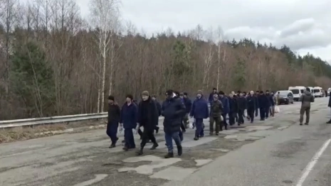 Появились кадры возвращения владимирского бойца из плена ВСУ
