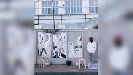 Во Владимире появилась первая современная уличная мозаика