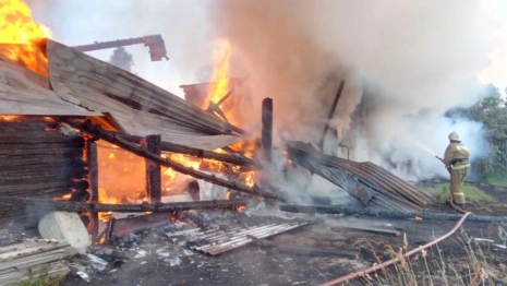 Во Владимирской области на пожаре в частном доме погиб человек