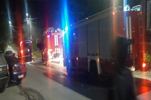 В центре Владимира на пожаре спасли человека