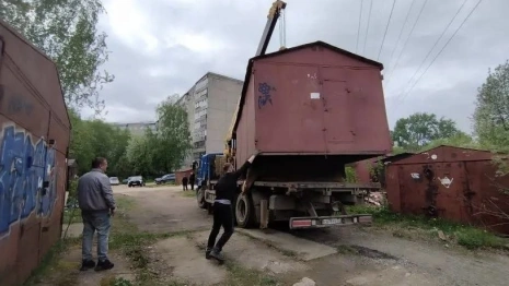 Во Владимире снесли гаражи на Жуковского