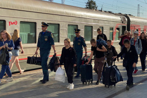 Во Владимир приехали 92 ребенка из Белгородской области