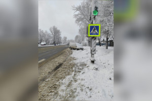 Во Владимире бронеавтомобиль для фронта улетел в кювет и перевернулся