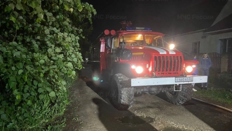 Во Владимирской области спасли ребенка из горящего дома