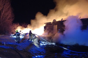 Во Владимирской области на пожаре погиб человек