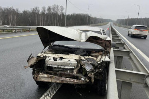 На трассе в Александровском районе «ВАЗ» улетел в кювет: водитель пострадал