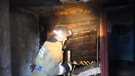 На пожаре в Гусь-Хрустальном спасли ребенка