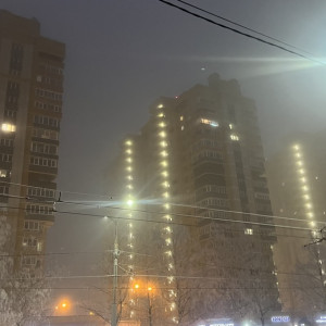 Владимир окутал вечерний туман