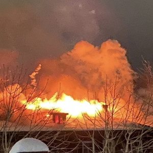 Во Владимирской области загорелся многоквартирный дом