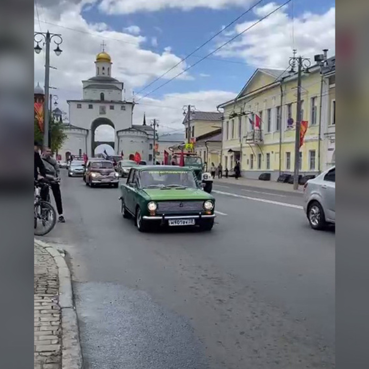 Автопробег в честь Дня Победы прошел во Владимире - День во Владимире