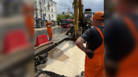 Во Владимире частично перекрыли улицу Горького