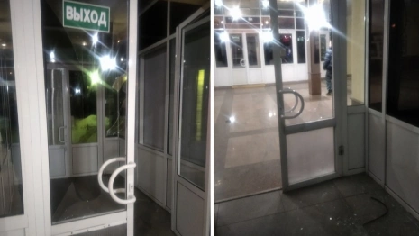 Во Владимирской области парень разбил стекло на вокзале