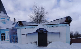 В центре Вязников рухнула крыша здания рынка