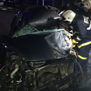 Под Судогдой водитель погиб в смятом после ДТП с Hummer китайском авто