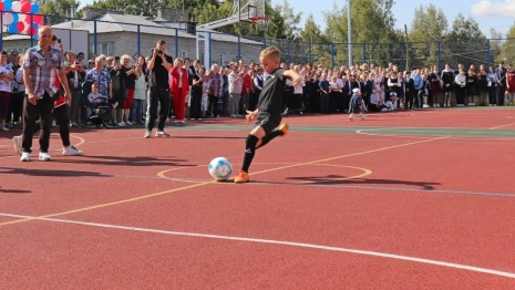 Во Владимирской области открыли две новые спортплощадки