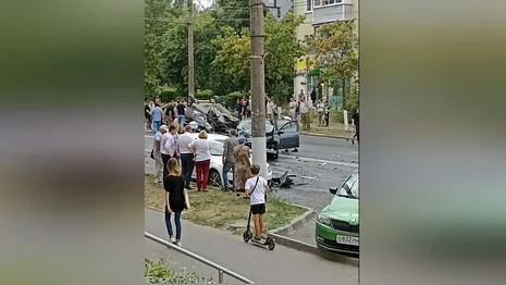 Во Владимире машины превратились в месиво из-за аварии