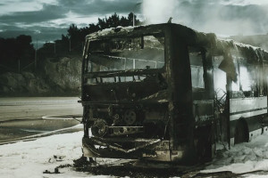 Перевозчик назвал обычной ситуацию со взрывом колеса у автобуса во Владимире